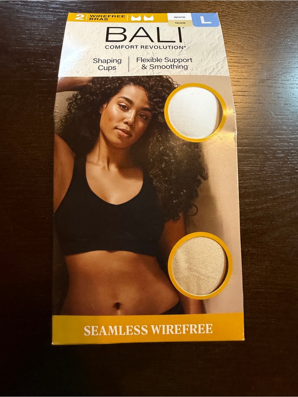 Bali Seamless Wirefree Bra 2 Pack - Black & Nude Comfort Revolution